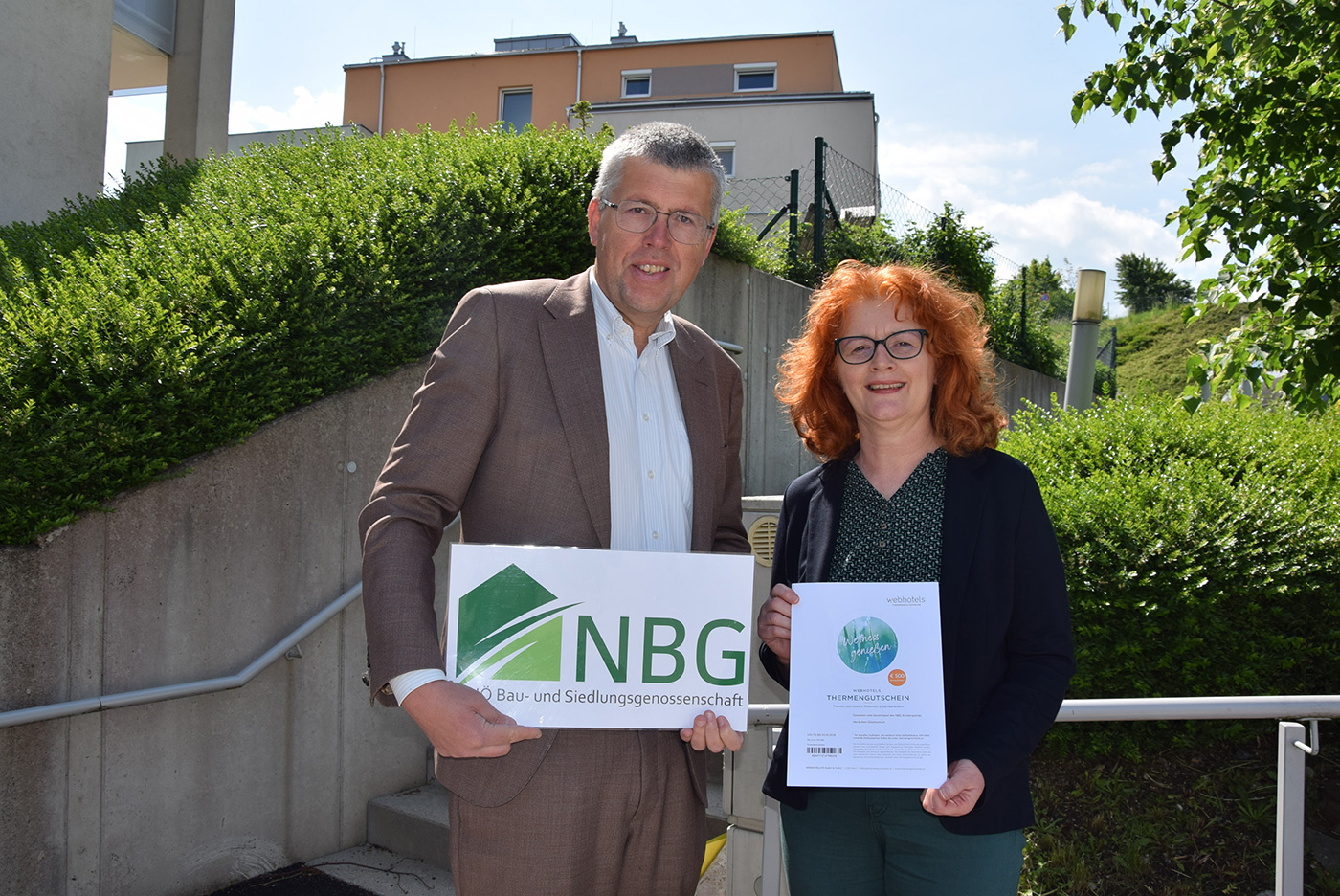 NBG Gewinnspiel und die Gewinnerin