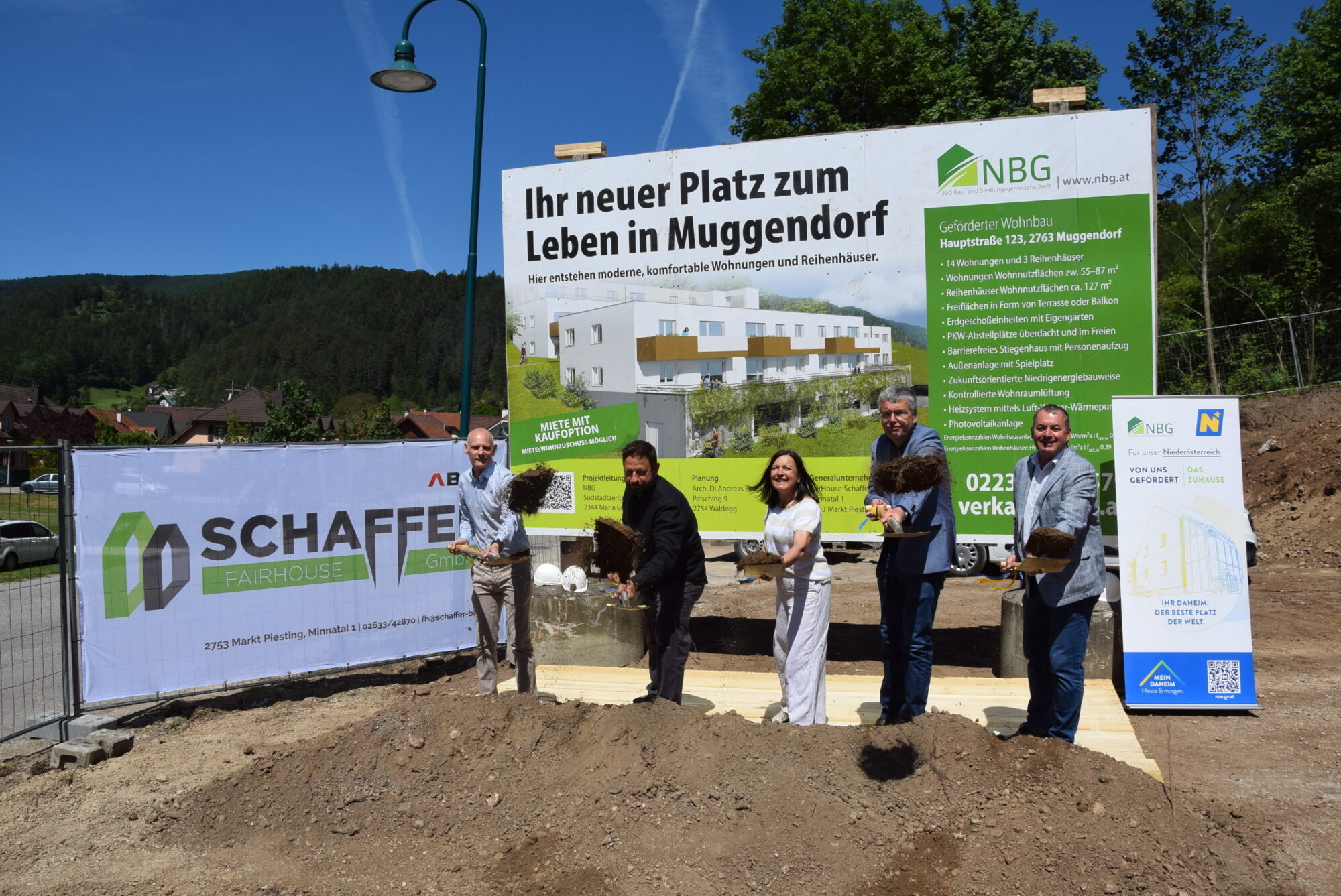Muggendorf Spatenstich der NBG