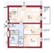Top18-Erstbezug-3Zi-Balkon-2.OG-je 1 PKW-Stellpl. im Freien u. in Garage - Miete mit Kaufoption - Plan