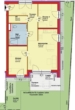 Top W1/06-Erstbezug-EG-3Zi-Eigengarten-Terrasse- Loggia-1PKW-Stellpl.im Freien-Miete-barrierefrei - Plan