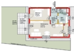 Erstbezug-W3/02-2Zimmer-EG-Terrasse-Eigengarten-1 PKW-Stellplatz im Freien - Miete - Plan