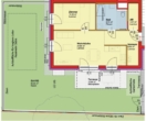 Top W1/03-Erstbezug-EG-2 Zimmer-Eigengarten-1 Pkw Stellplatz im Freien-Miete-Barrierfreies Wohnen - Plan