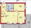 Top W1/16-Erstbezug-DG-3 Zimmer-Terasse-1 PkW Stellplatz im Freien-Miete mit Kaufoption - Plan