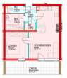 Wiedervergabe - 2 Zimmer- 1PKW-Einstellplatz - 1PKW-Abstellplatz - Loggia - Miete m.Kaufoption - Plan