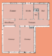 Randegg / Mietwohnung mit Kaufrecht /Wiedervermietung / Balkon / 1 PKW-Abstellplatz - Plan