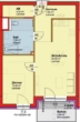Top W1/11-Erstbezug-OG-2 Zimmer-Loggia-1 PkW Stellplatz im Freien-Balkon-Miete-barrierefrei - Plan