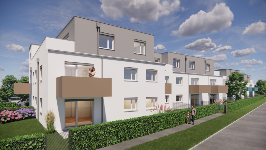 Top 2/14-Erstvergabe-2Zimmer-2.OG-Terrasse-1PKW Stellplatz im Freien – Miete, 2464 Göttlesbrunn, Wohnung