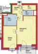 Top W1/10-Erstbezug-OG-2Zimmer-Balkon-Loggia-1 PkW Stellplatz im Freien-Miete mit Kaufoption - Plan