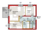 Top 1/06-Erstvergabe-3Zimmer-1.OG-Balkon-1PKW Stellplatz im Freien - Miete - Plan
